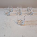 7 Digestif Glasses "Daum"