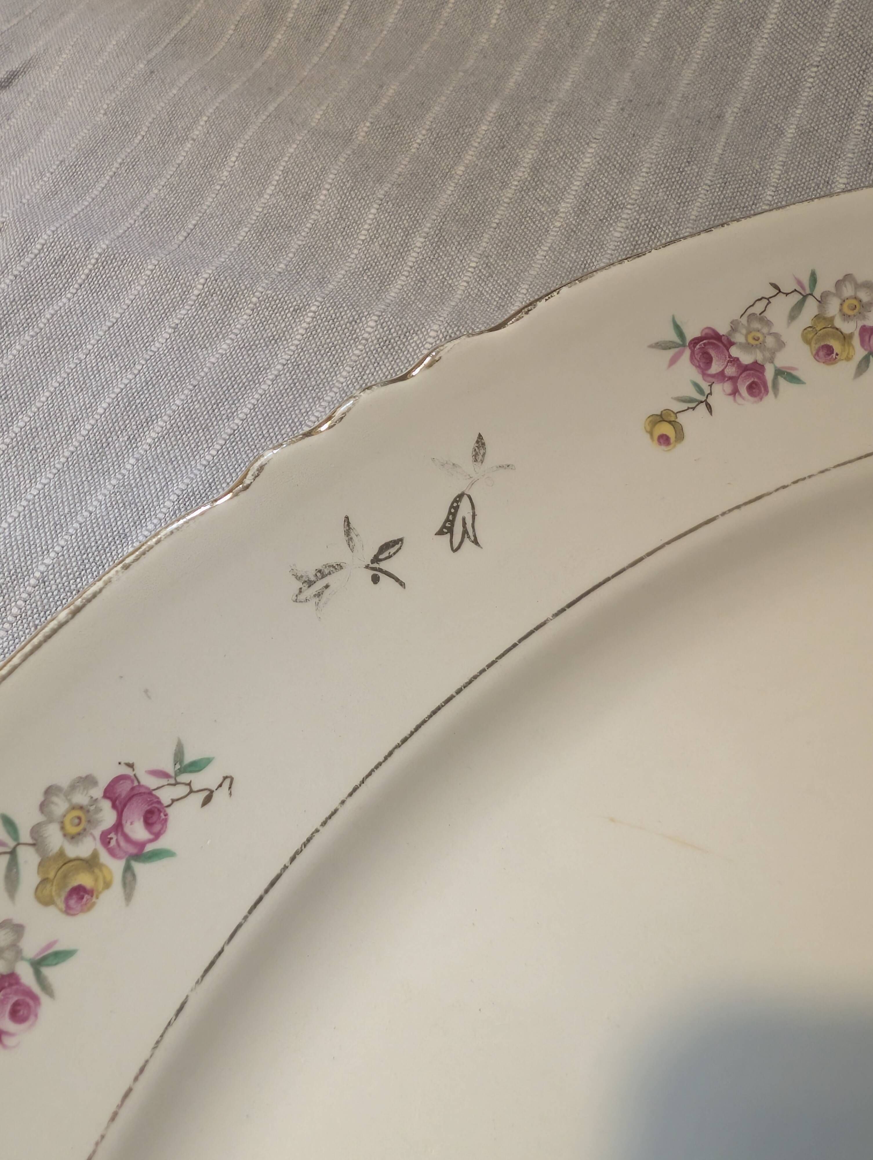oval serving dish Orchies