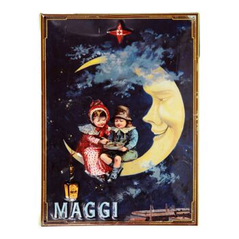 Plaque publicitaire Maggi