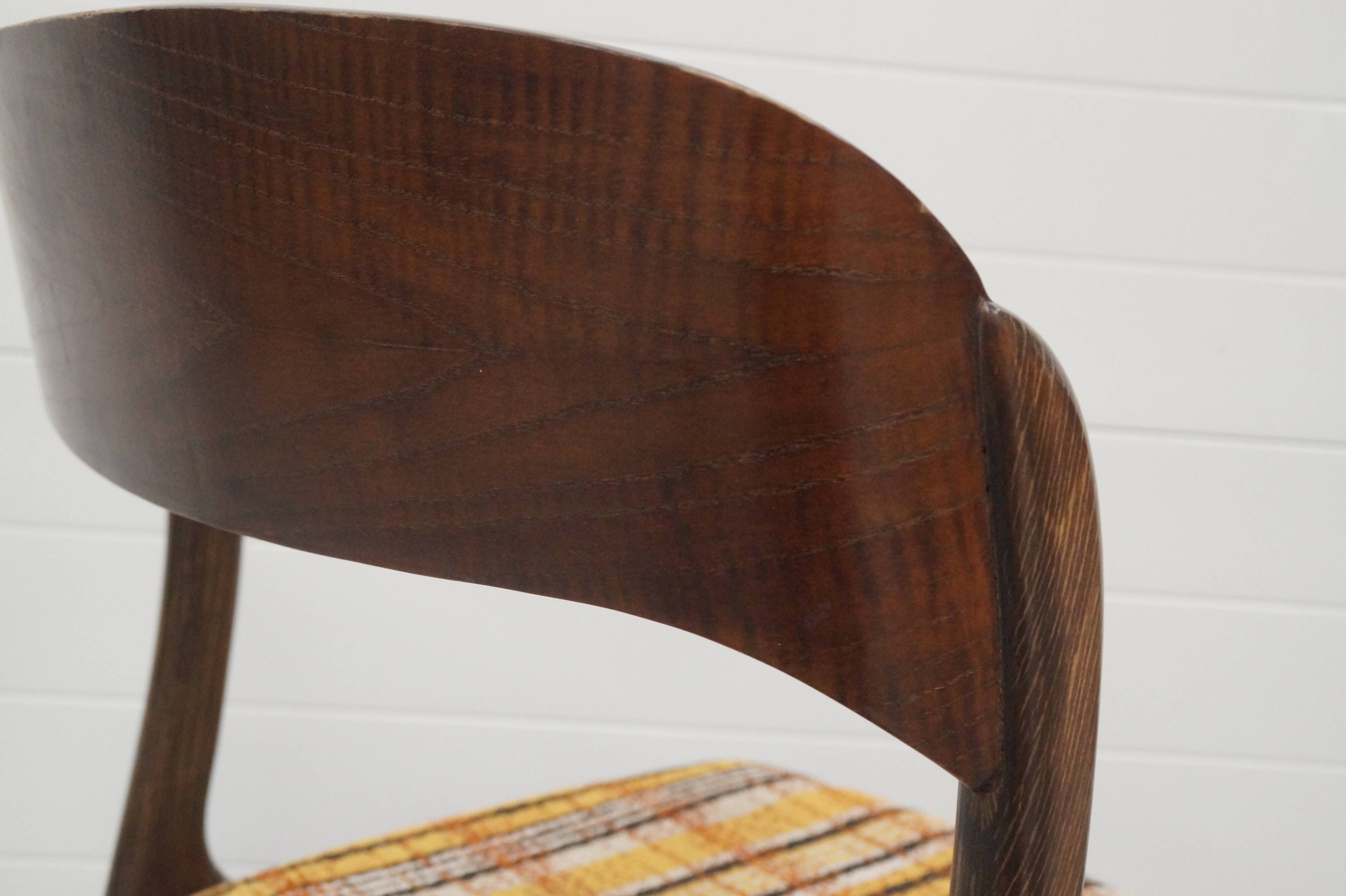 Set of 4 chairs baumann sled