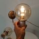 Pair of vintage Maison Delmas wall lights from the 70s