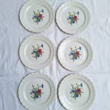 Vintage floral dessert plates