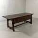 Brutalist antique Spanish coffee table 1880's