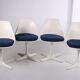 Set of table with 4 chairs designed by Maurice Burke made by Arkana