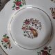 Porcelain dessert plates with bird decoration – Gressey 50s