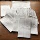 Nappe et 12 serviettes en lin marquées AA