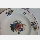 5 hollow plates Sarreguemines model Agreste