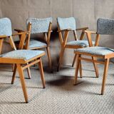 4 60s bridge chairs