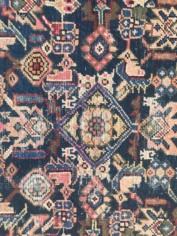 Old carpet north west Persian 100x298 cm