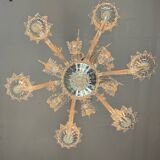 Venetian Murano glass chandelier, 6 light arms, circa 1930