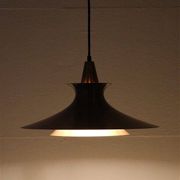 Mid-century pendant lamp / copper / aluminium / Danish modern design / 1960s / 1970s