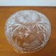 Cut crystal salad bowl