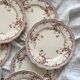 8 assiettes plates en terre de fer "Eton" Ridgways England Royal Semi Porcelain