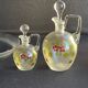 Non-selfish night service - art nouveau - hand-decorated satin blown crystal