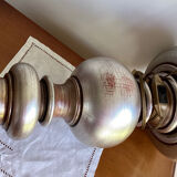 Turned wood lamp base - vintage
