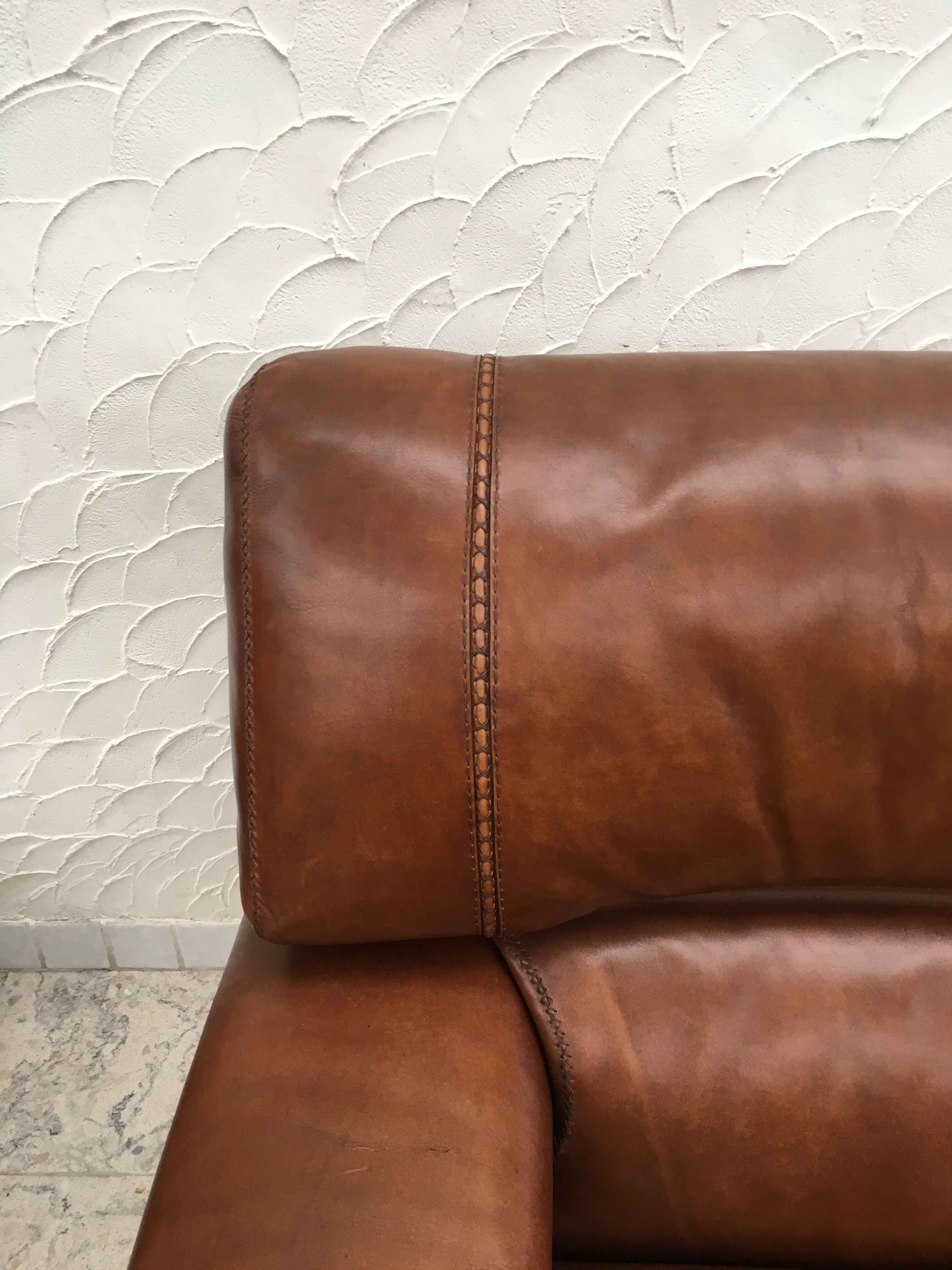 Leather armchair