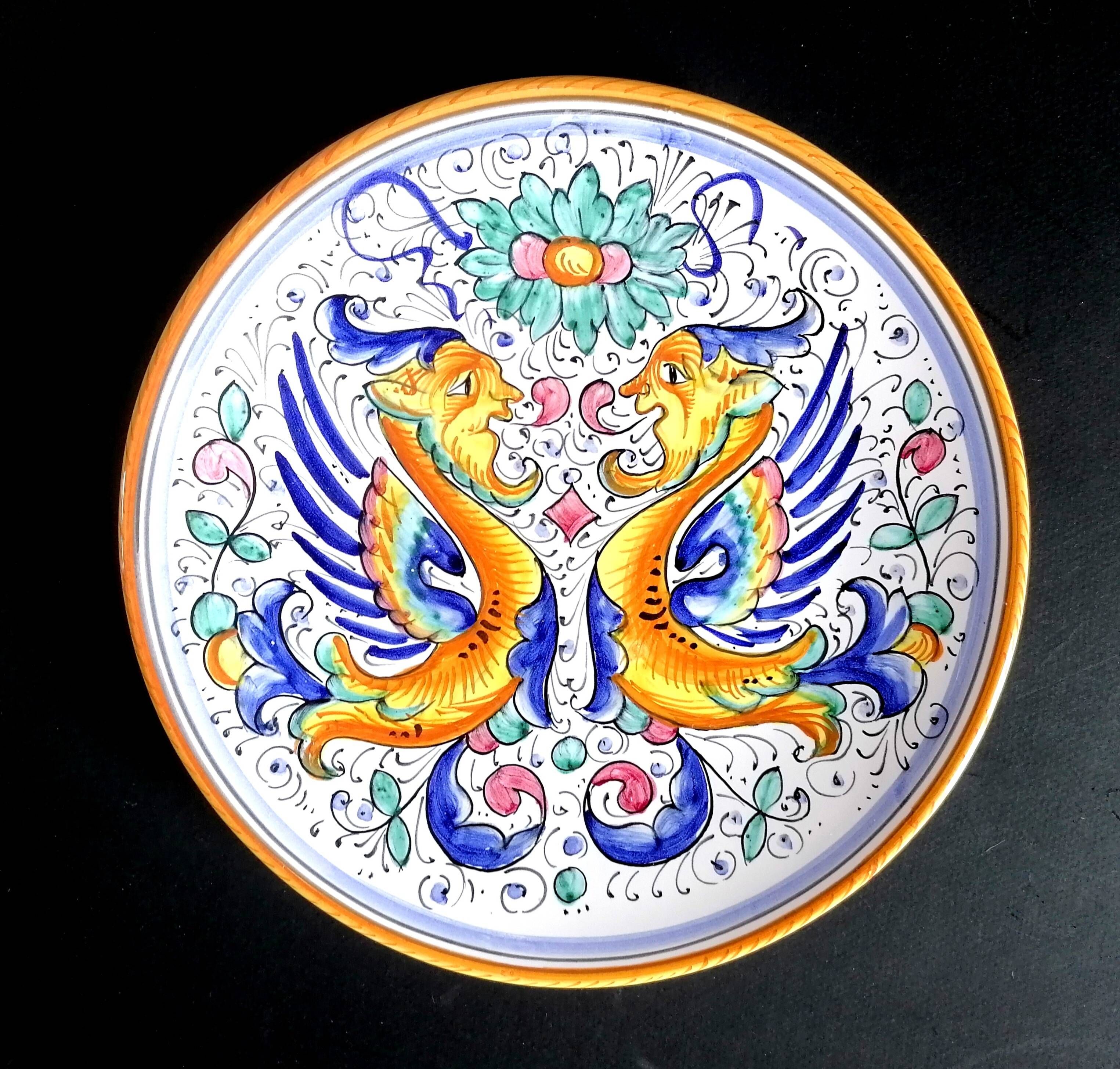 Assiette Raffaellesco de Deruta