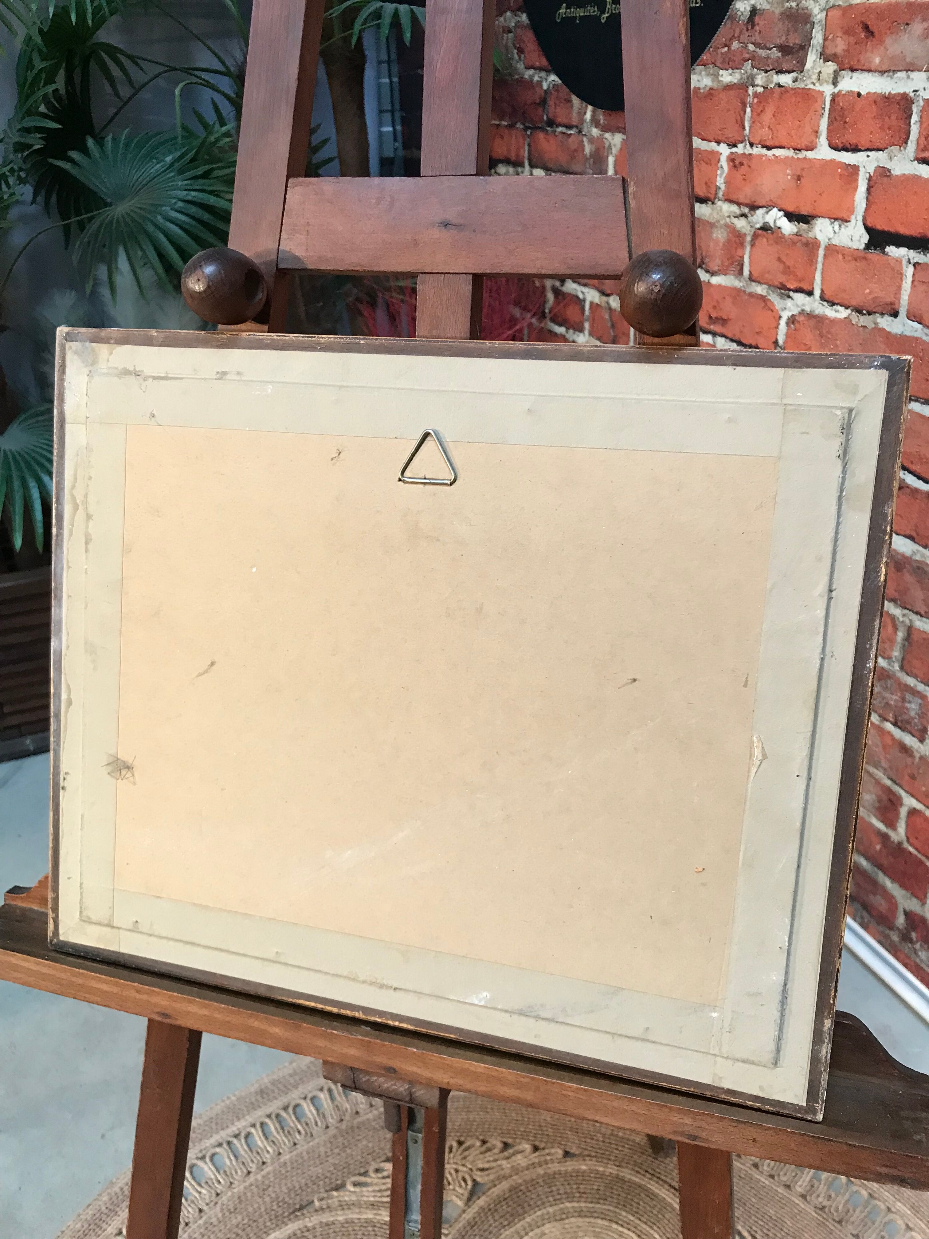 Framed painting by Galais