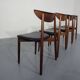 Rosewood Dining Chairs by Harry Østergaard for Randers Møbelfabrik, Denmark, 1960s, Set of 4