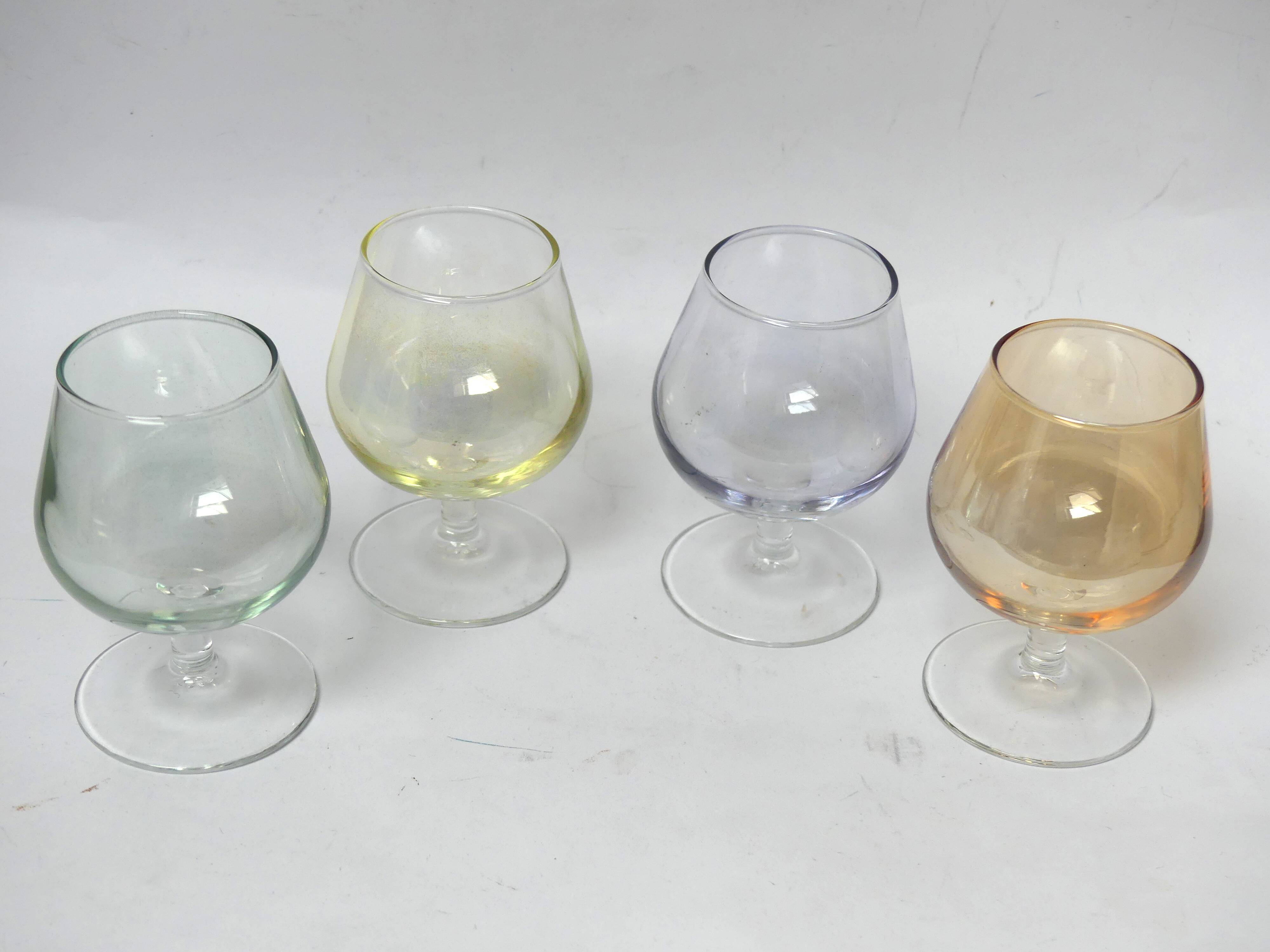 4 Luminarc cognac glasses