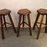 3 tripod bar stools