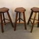 3 tripod bar stools