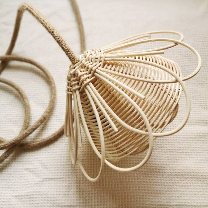 Jaline rattan flower walker