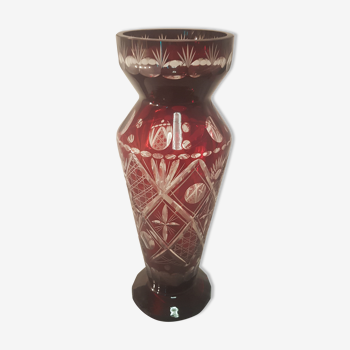 Vase en cristal de Bohème