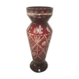 Vase en cristal de Bohème
