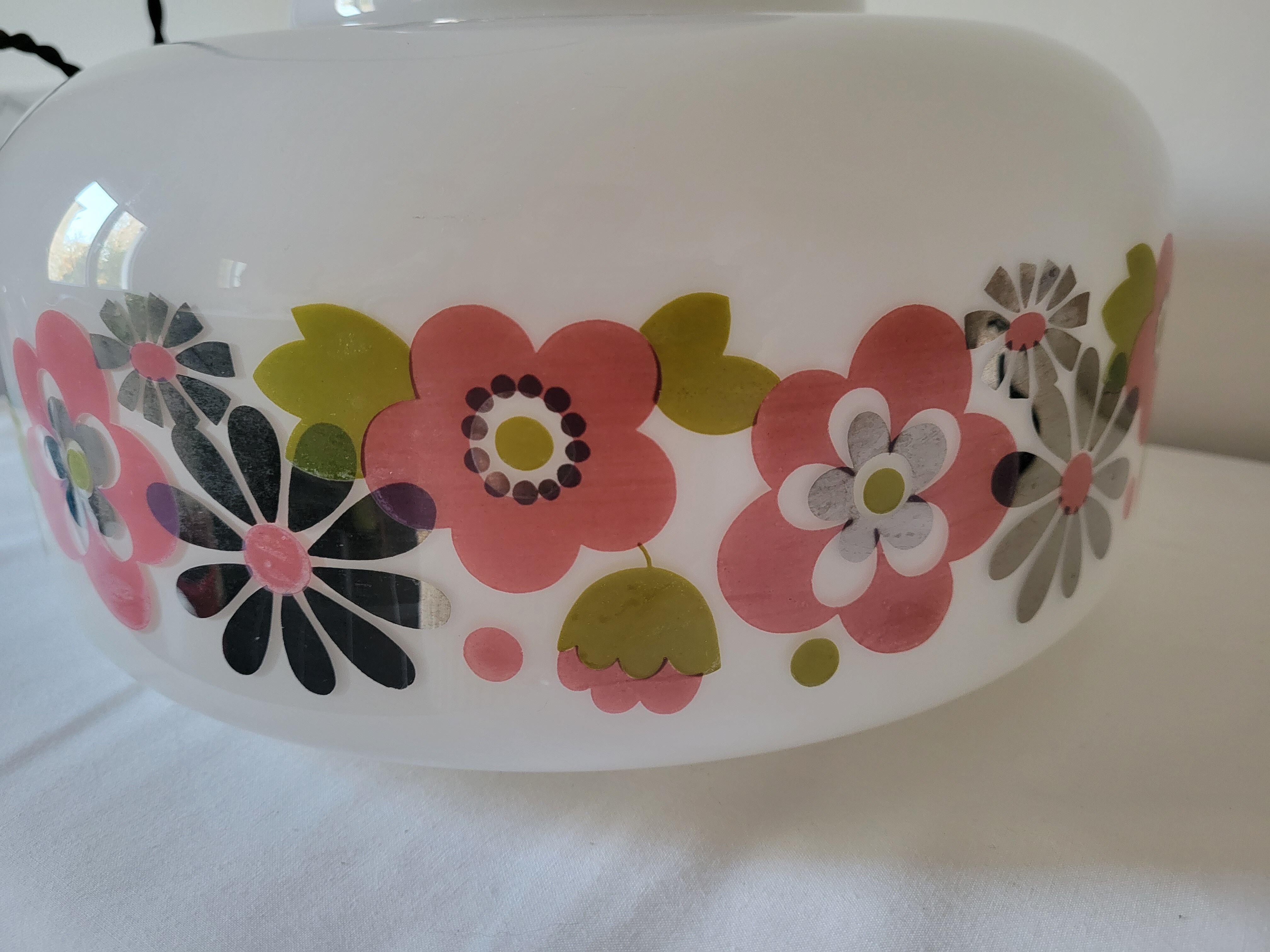 Flowered opaline suspension