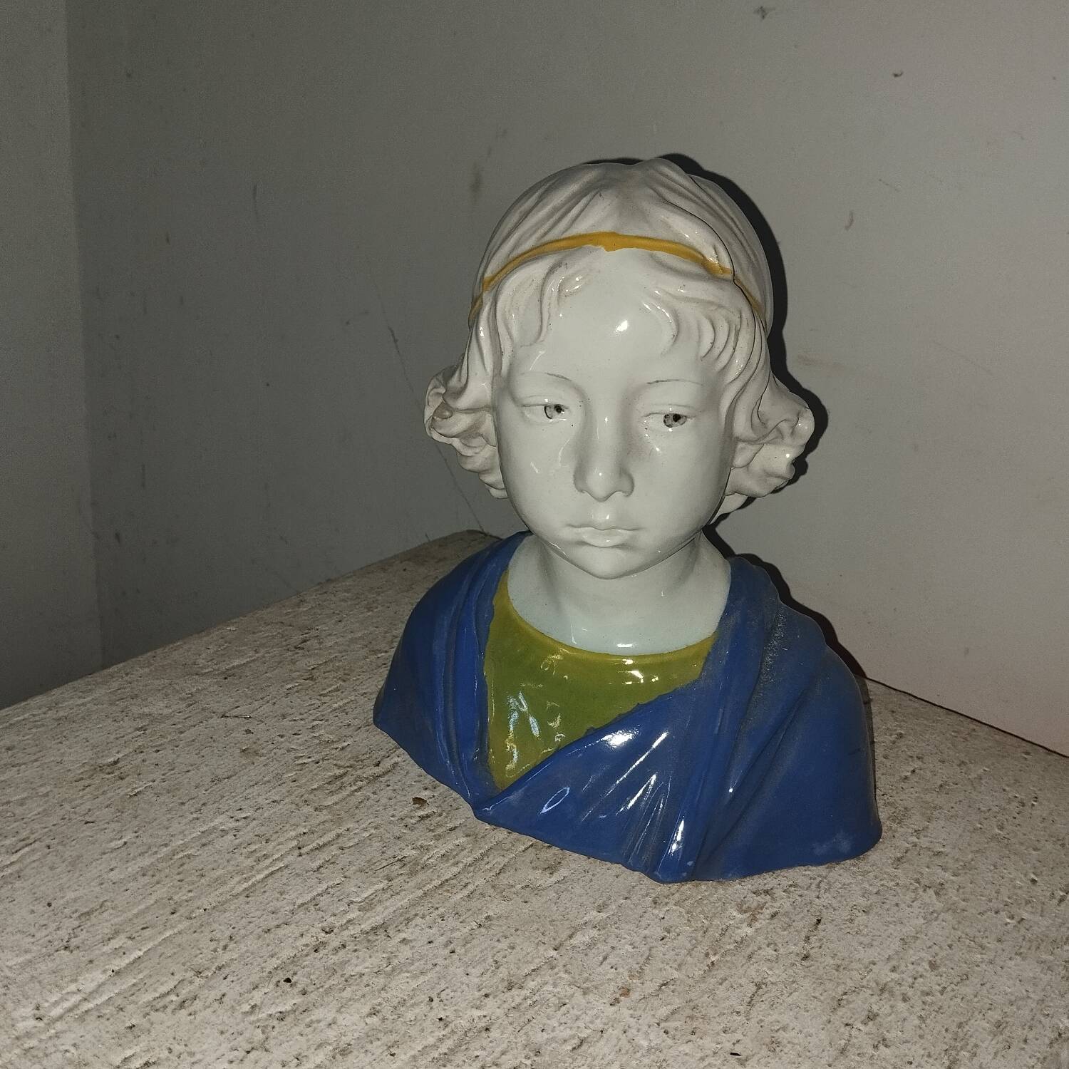 Italian ceramic bust