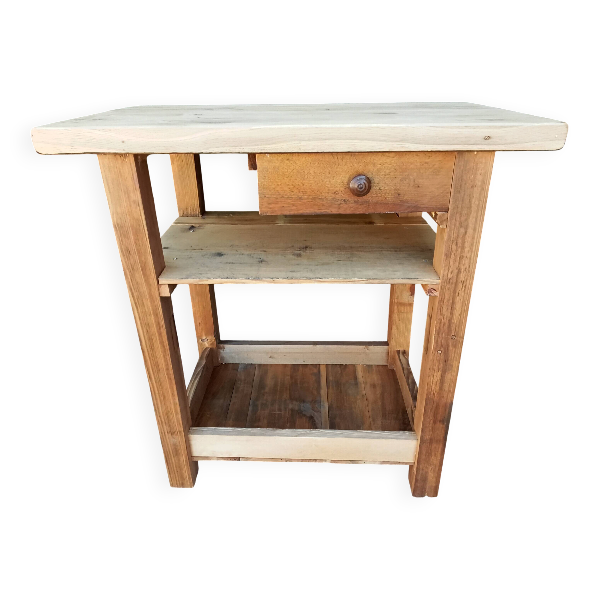 Solid wood table