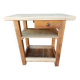 Solid wood table