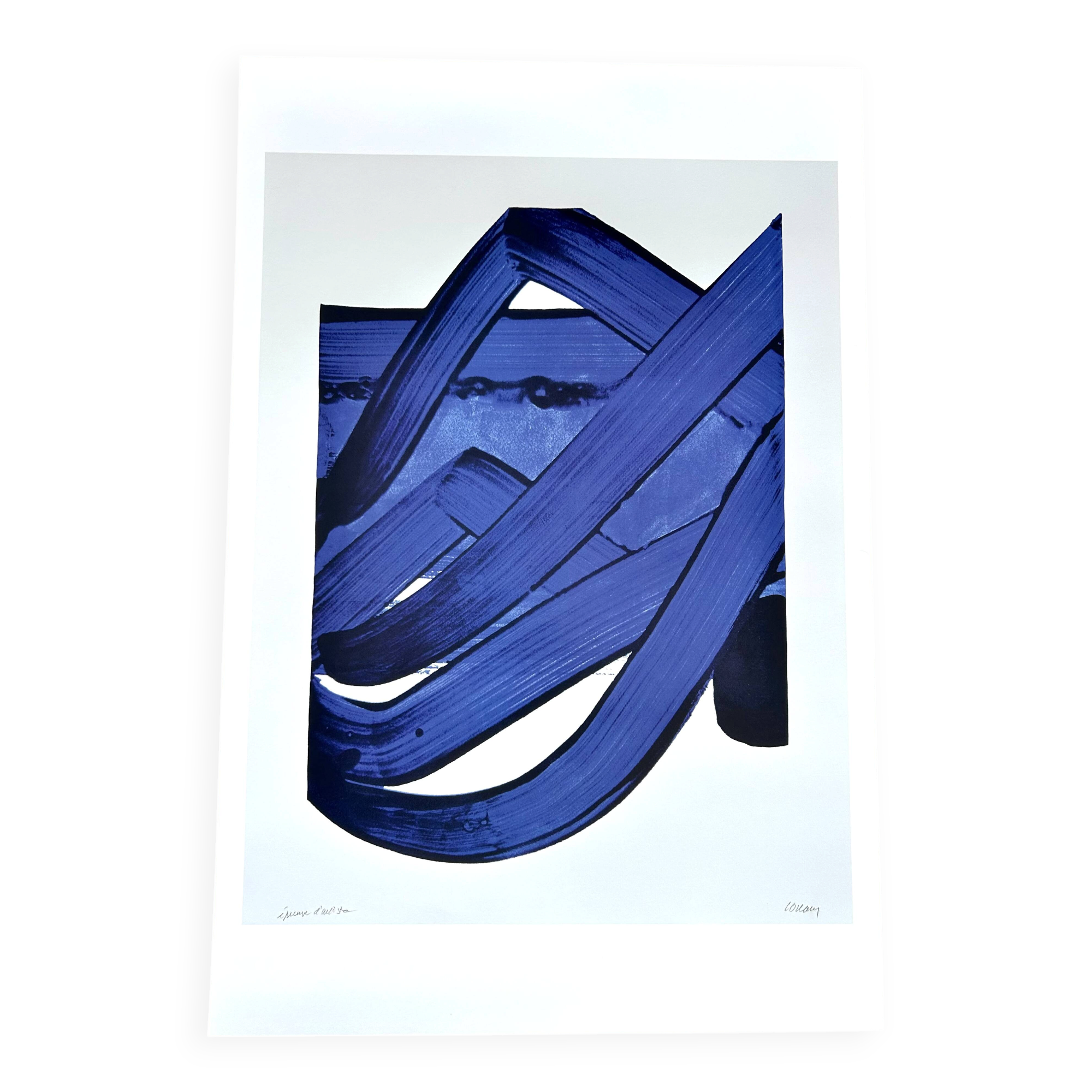 Pierre Soulages - Superb Poster after Screen Print 18 - 1988