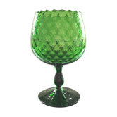 Photophore en verre vert