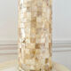 Vase en nacre de coquillage vintage