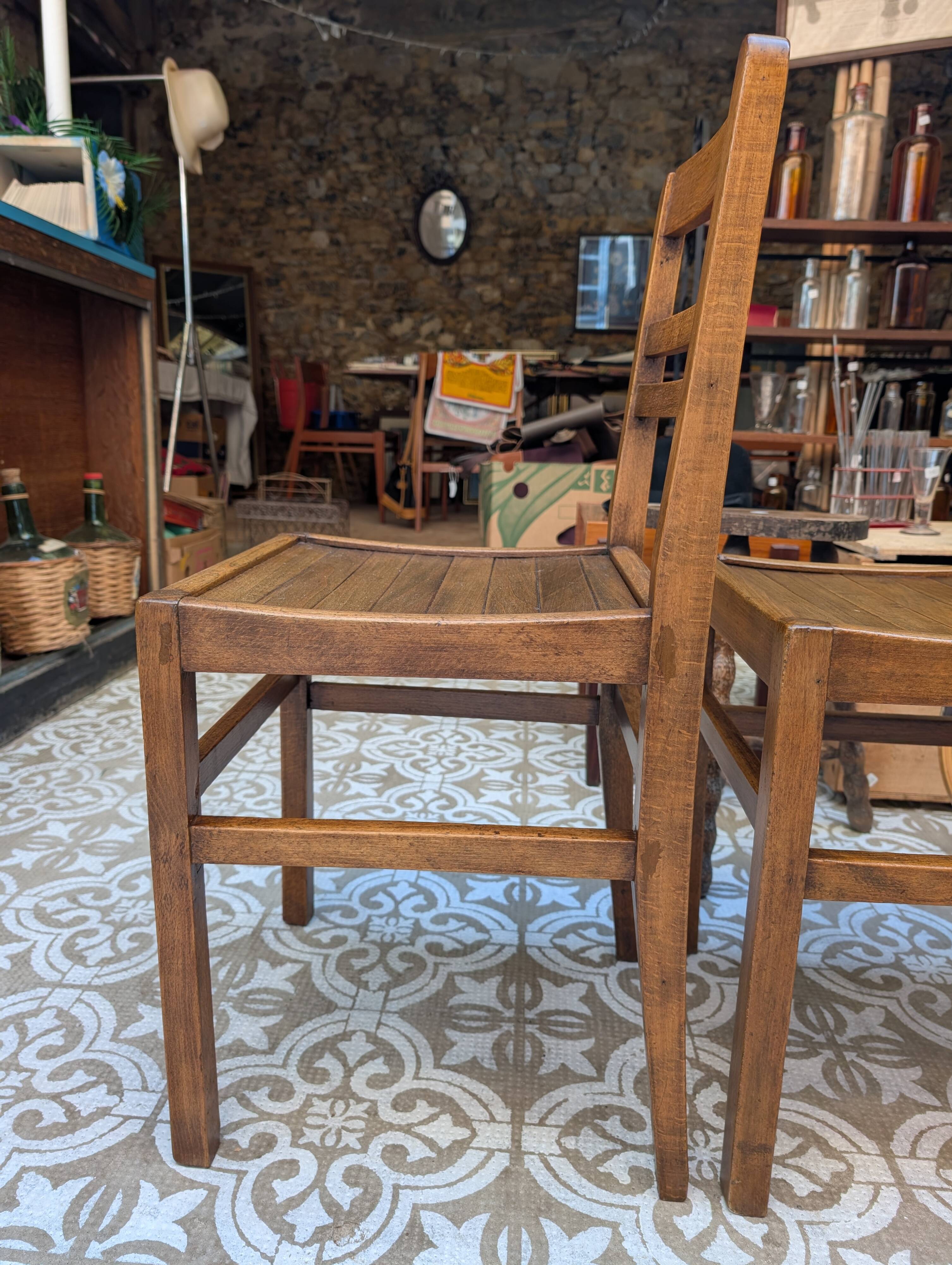 Set of reconstruction chairs