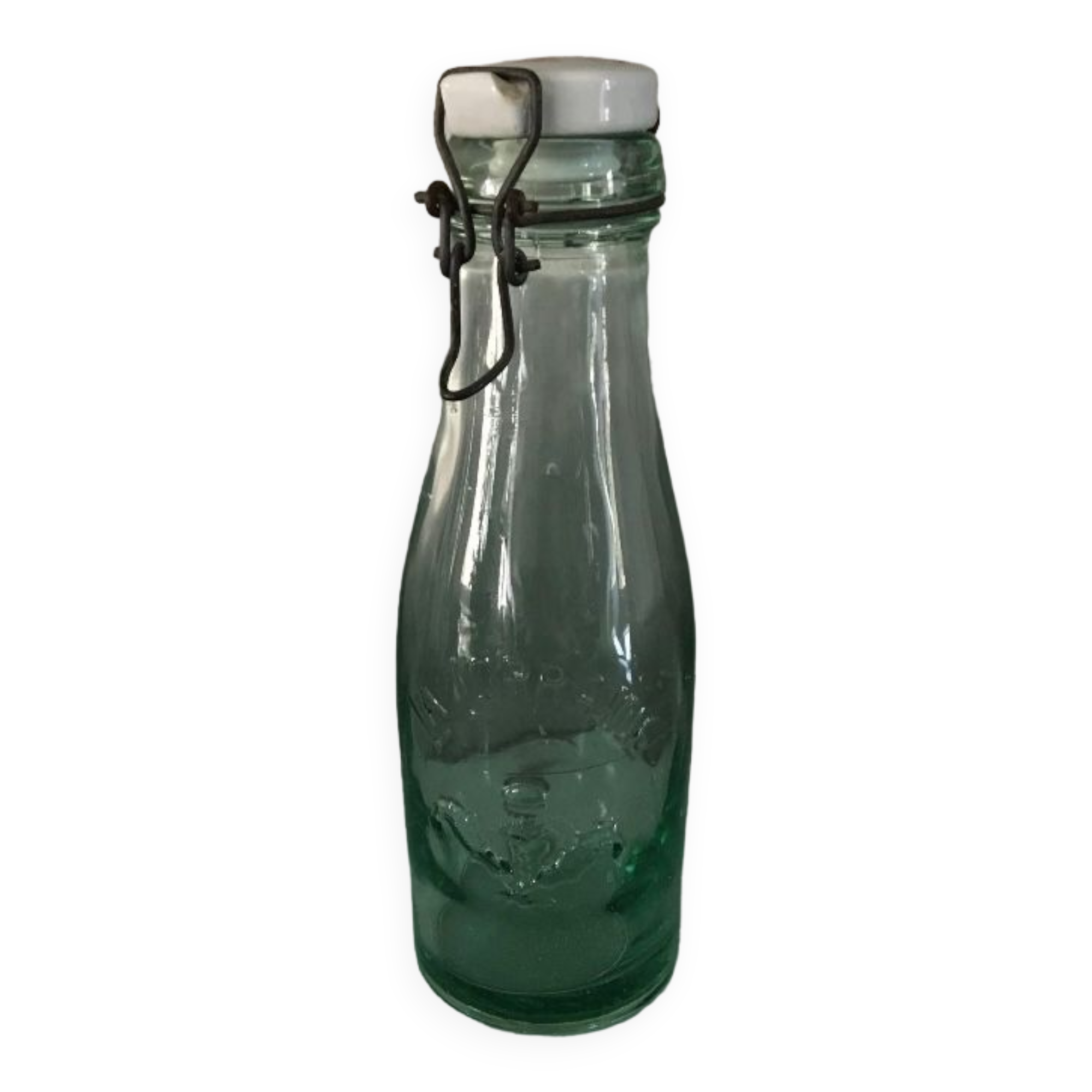 La lorraine bottle with porcelain stopper 1 liter vintage