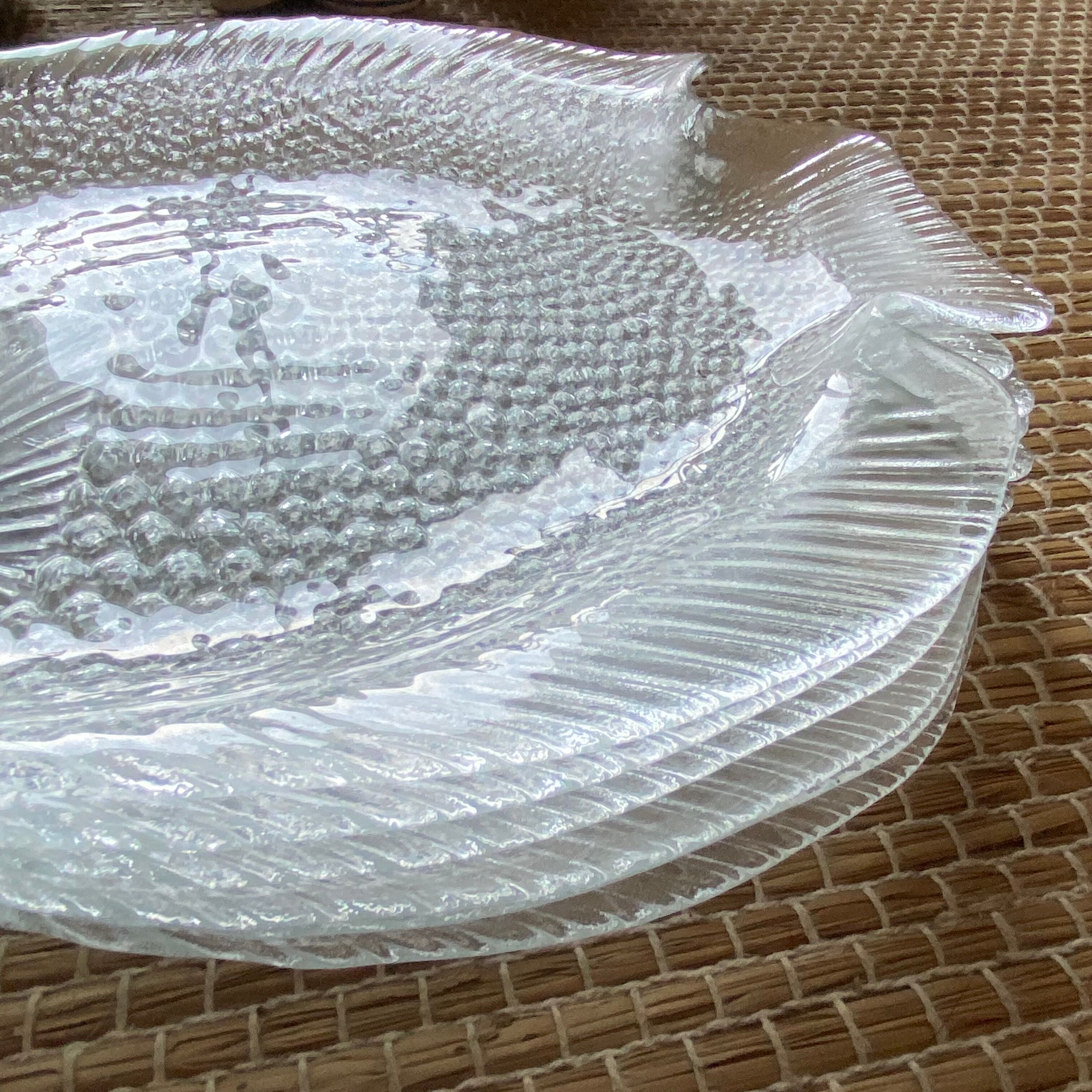 Glass fish plates