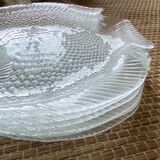 Glass fish plates