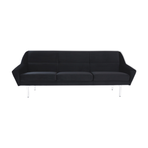 Canapé noir skagen, design scandinave