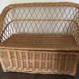 Wicker chest / bench for child