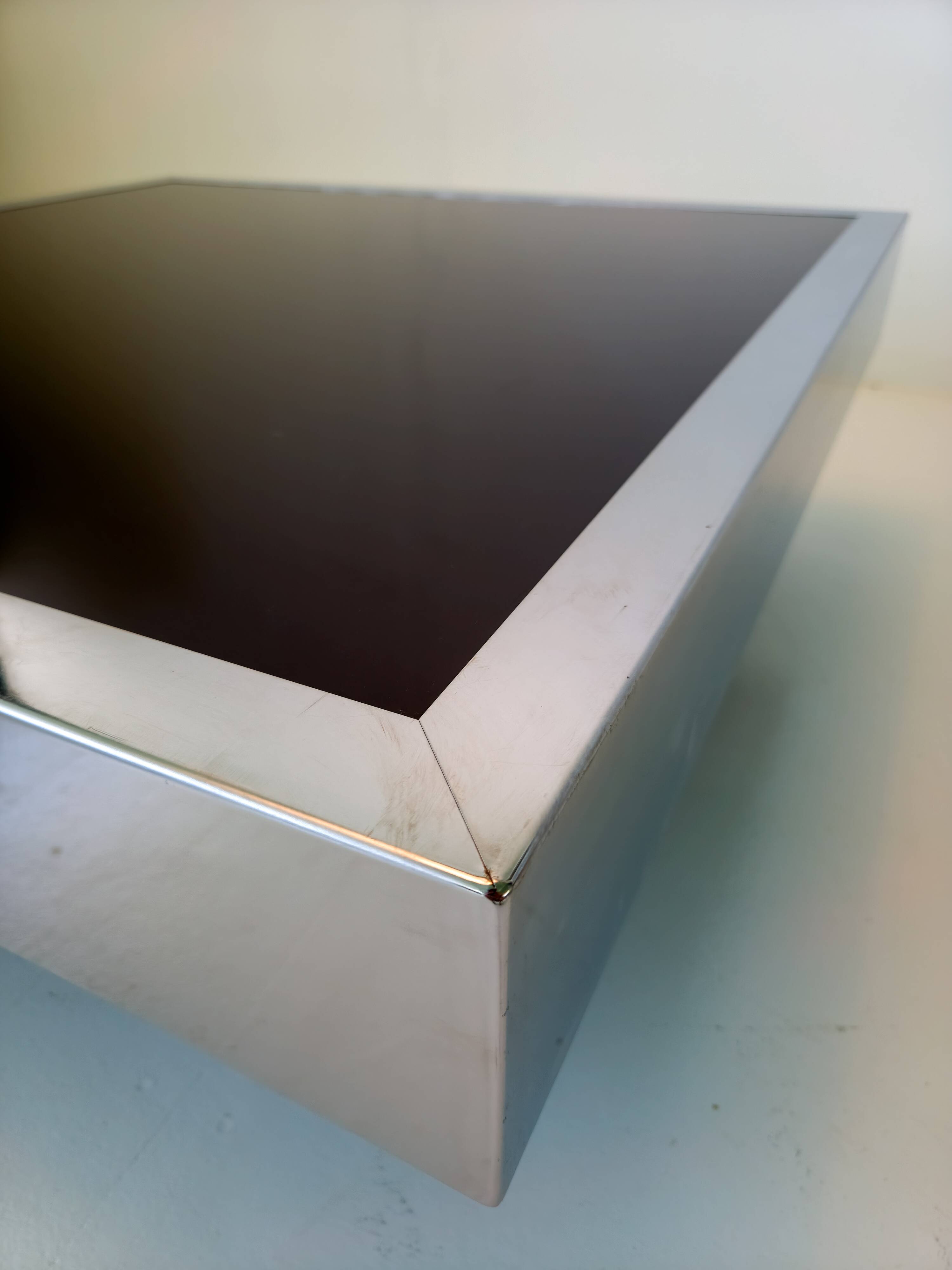Willy Rizzo pour Cidue – Table basse, Italie, années 1970