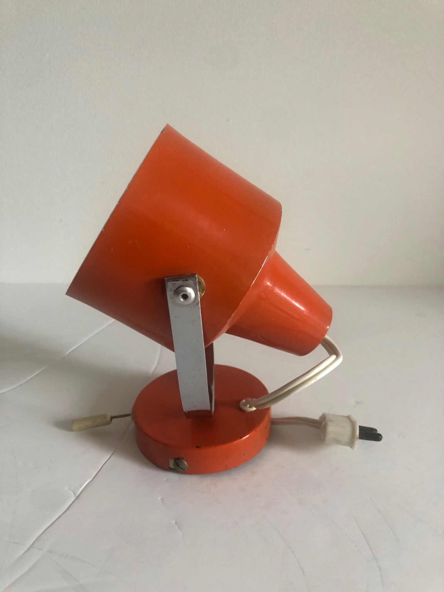 Spot wall lamp vintage orange