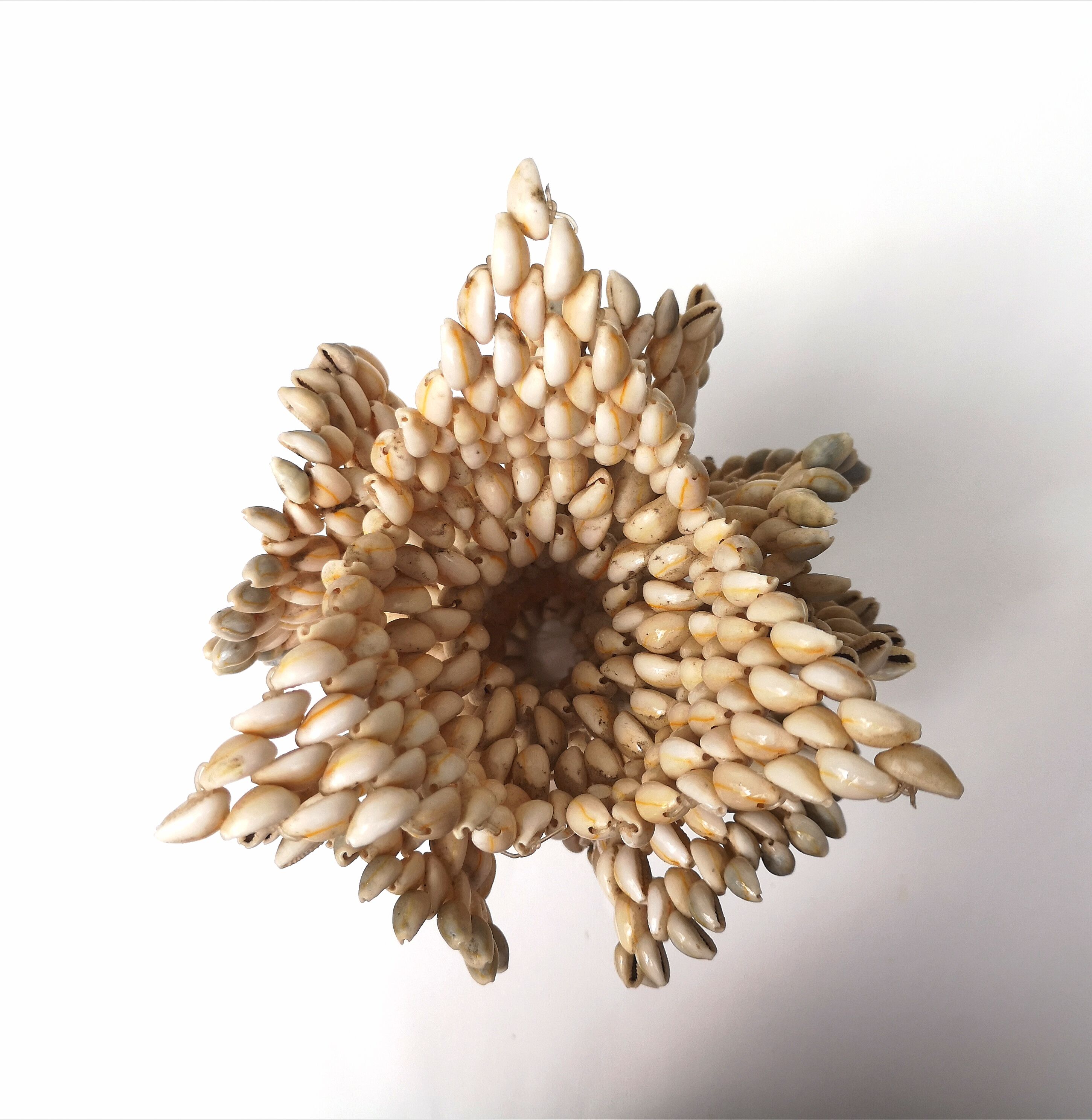 Vintage shell candle holder