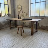1950s pine farmhouse table 220cm