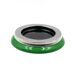 Sergio Asti, mod.4635 green ashtray / catchall, Kartell Italy 1967