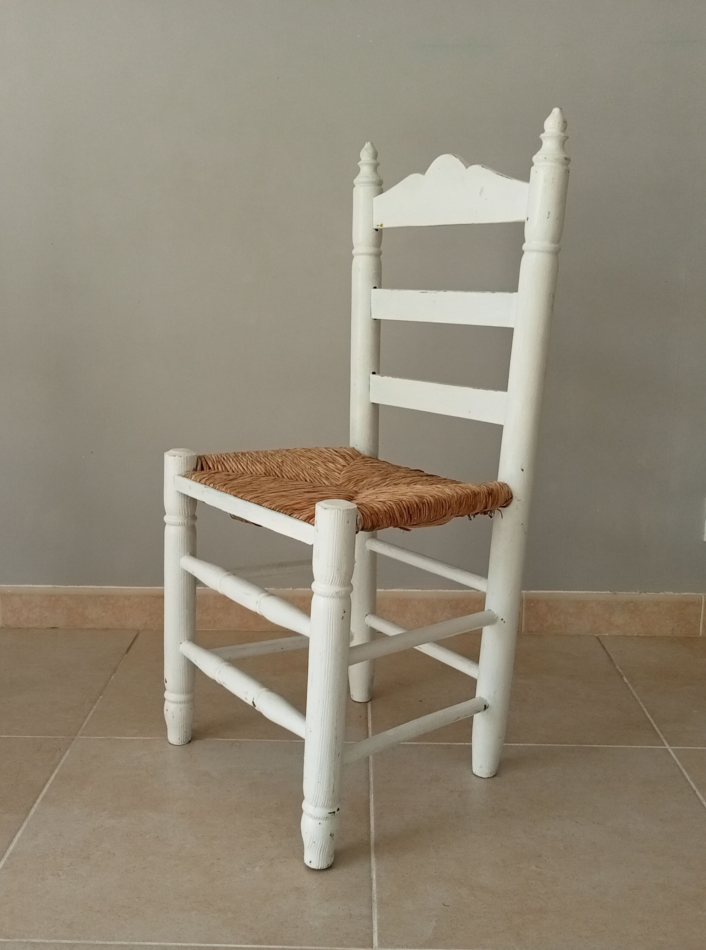 Paire de chaises ancienne paillé années 30/40