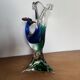 Vintage Murano Sommerso glass bird
