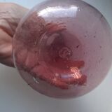 Bubbled purple vase